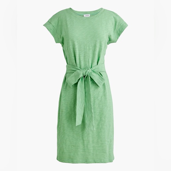J. Crew Dresses & Skirts - J. Crew Short Sleeve Tie Waist Tshirt Dress